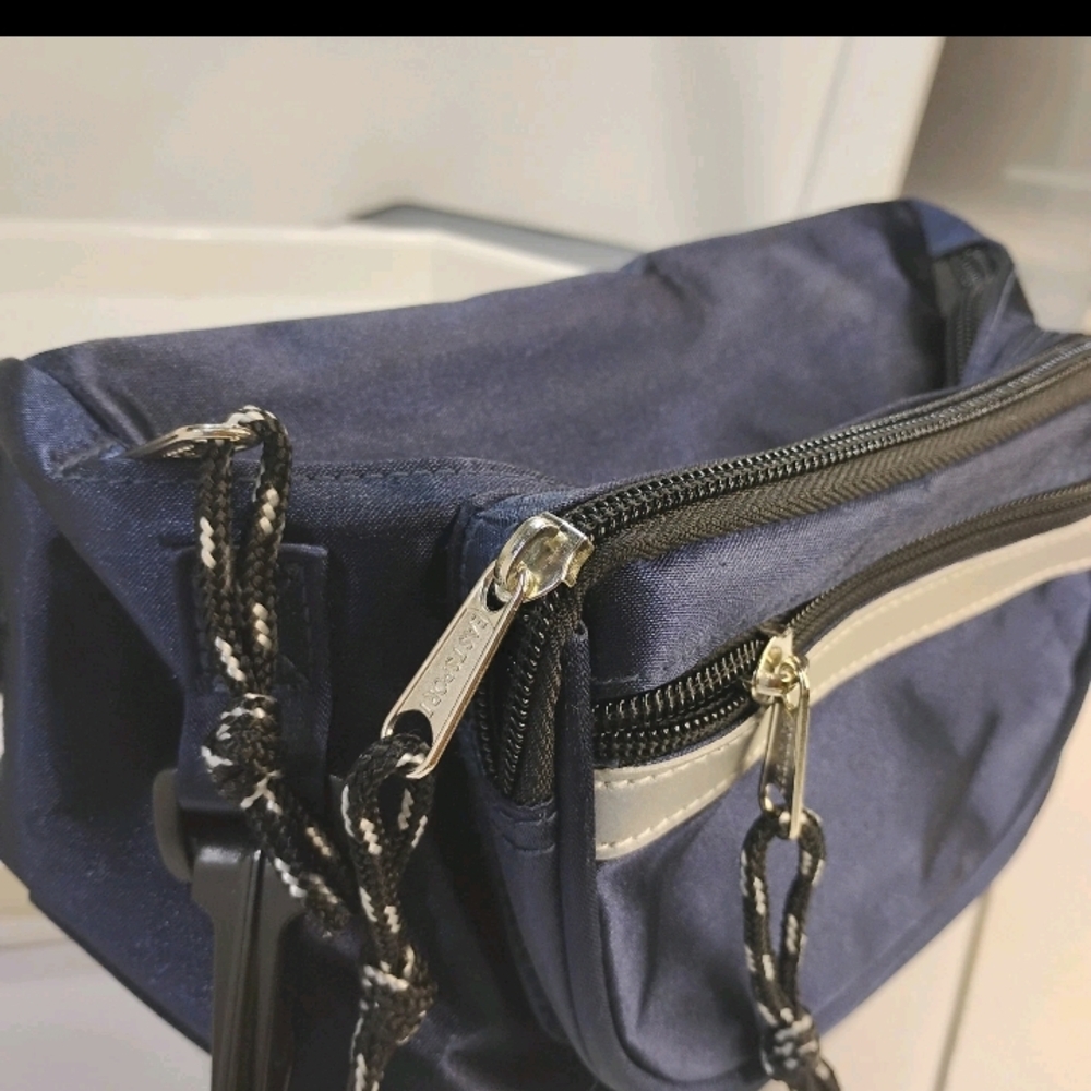 Easysport Navy and Black Belt Bag Fanny Hip Waist Bag